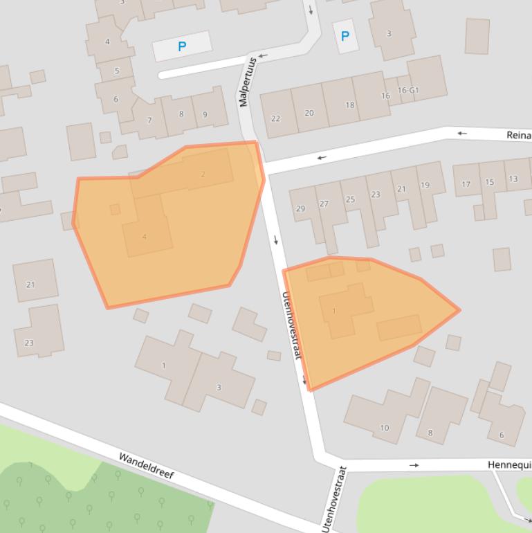 Kaart van postcodegebied 4527CC.