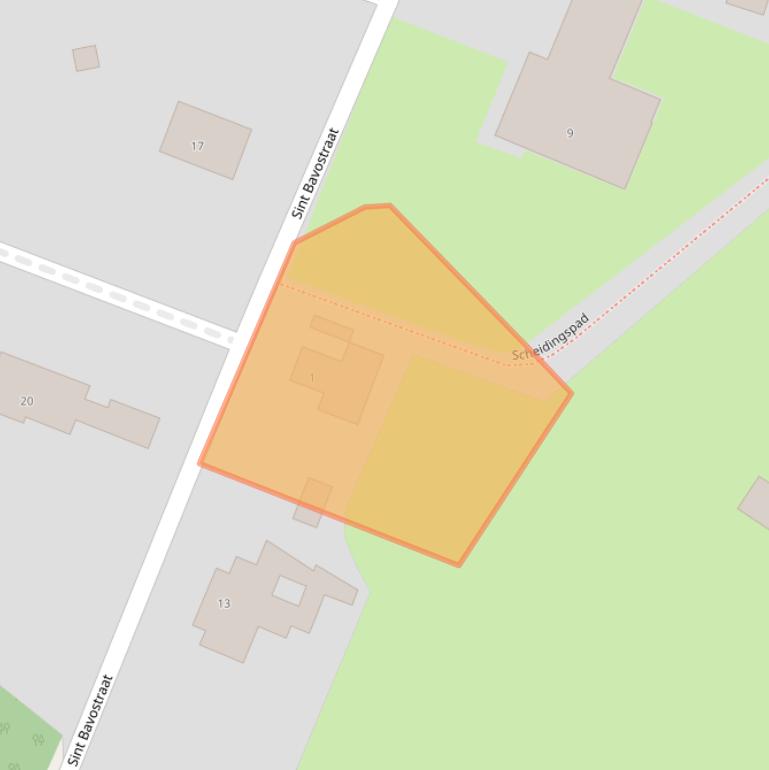 Kaart van postcodegebied 4527CK.