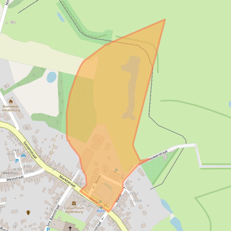 Kaart van postcodegebied 4527CM.