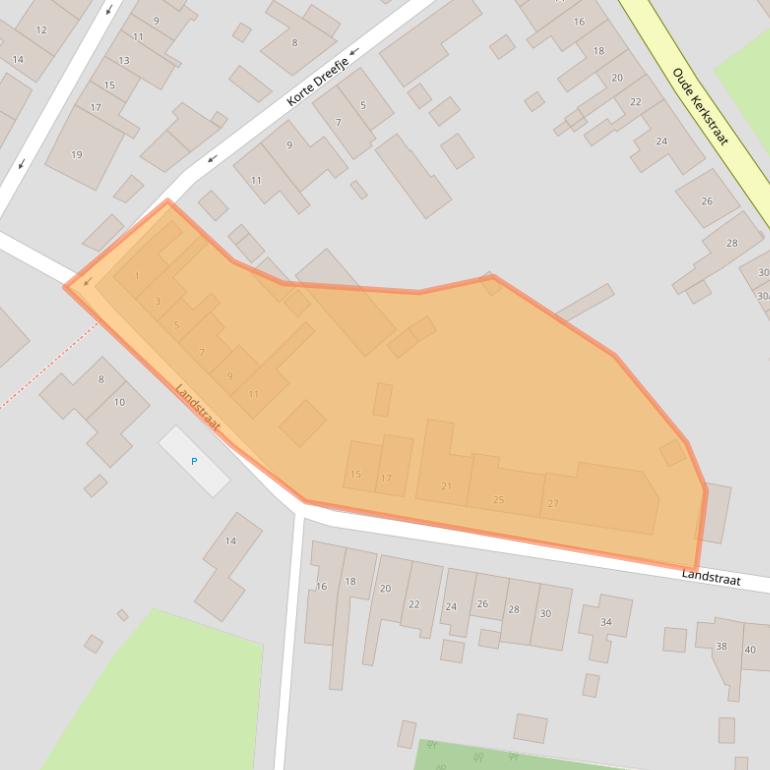 Kaart van postcodegebied 4527CW.