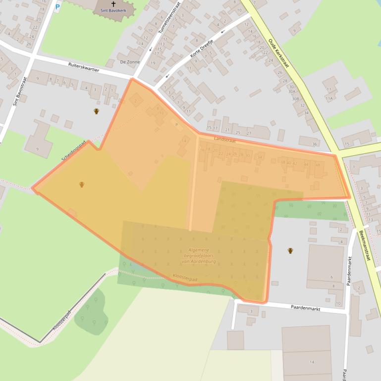 Kaart van postcodegebied 4527CX.