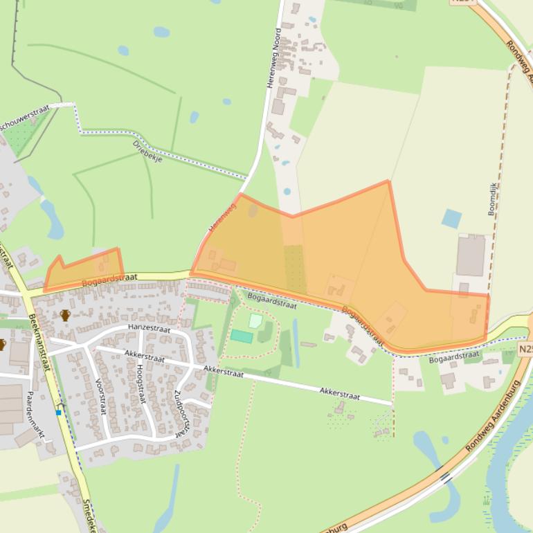 Kaart van postcodegebied 4527EA.