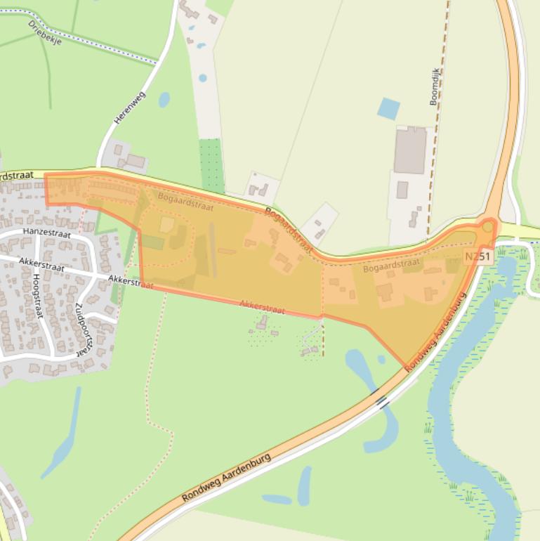 Kaart van postcodegebied 4527EC.