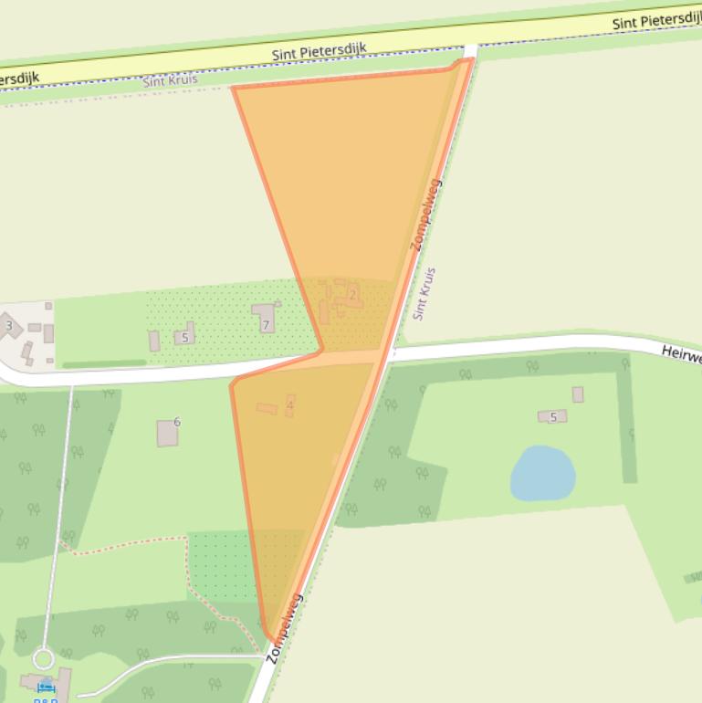 Kaart van postcodegebied 4527EE.