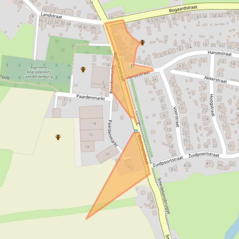 Kaart van postcodegebied 4527GA.