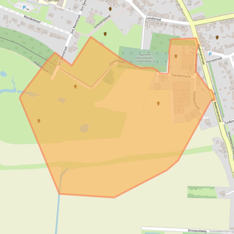 Kaart van postcodegebied 4527GD.