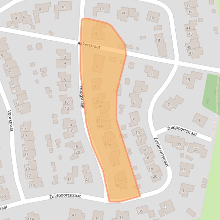 Kaart van postcodegebied 4527GK.