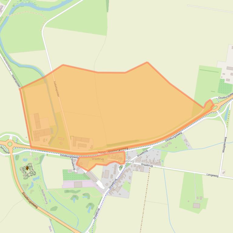 Kaart van postcodegebied 4527PD.