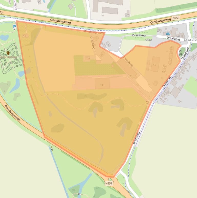 Kaart van postcodegebied 4527PE.