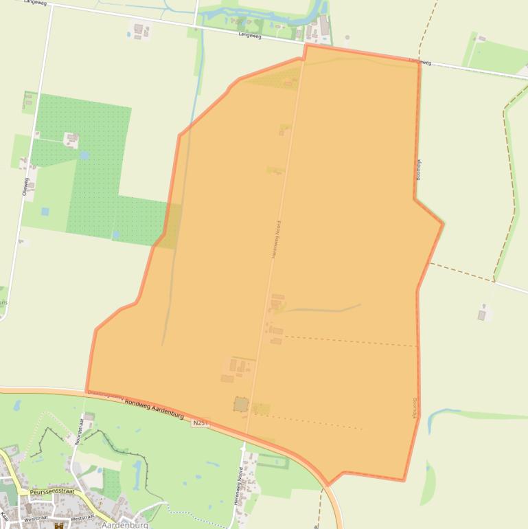 Kaart van postcodegebied 4527PV.