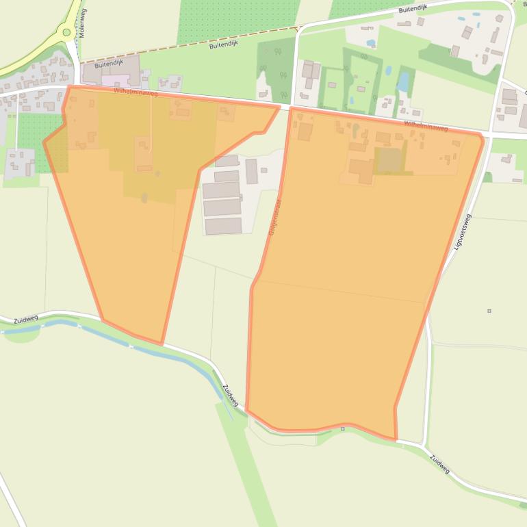 Kaart van postcodegebied 4528ET.