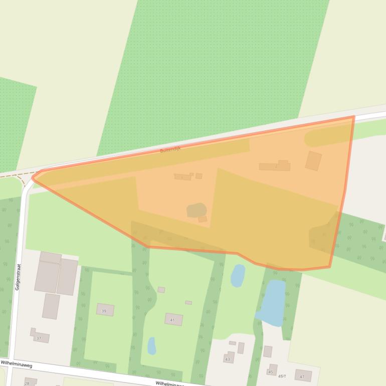 Kaart van postcodegebied 4528EZ.