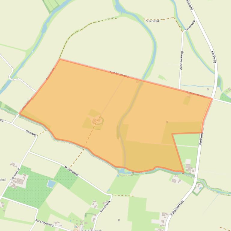 Kaart van postcodegebied 4528JT.