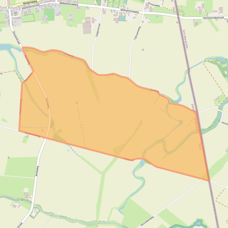 Kaart van postcodegebied 4528JV.