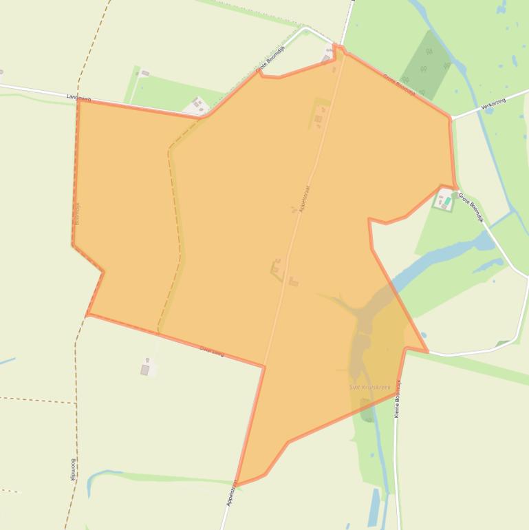 Kaart van postcodegebied 4528KB.