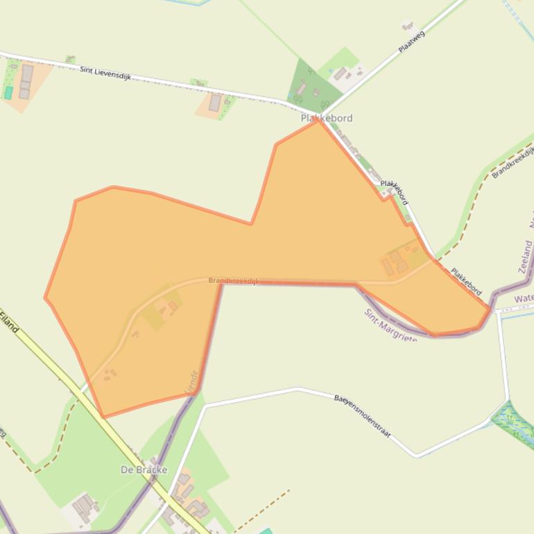 Kaart van postcodegebied 4528KN.