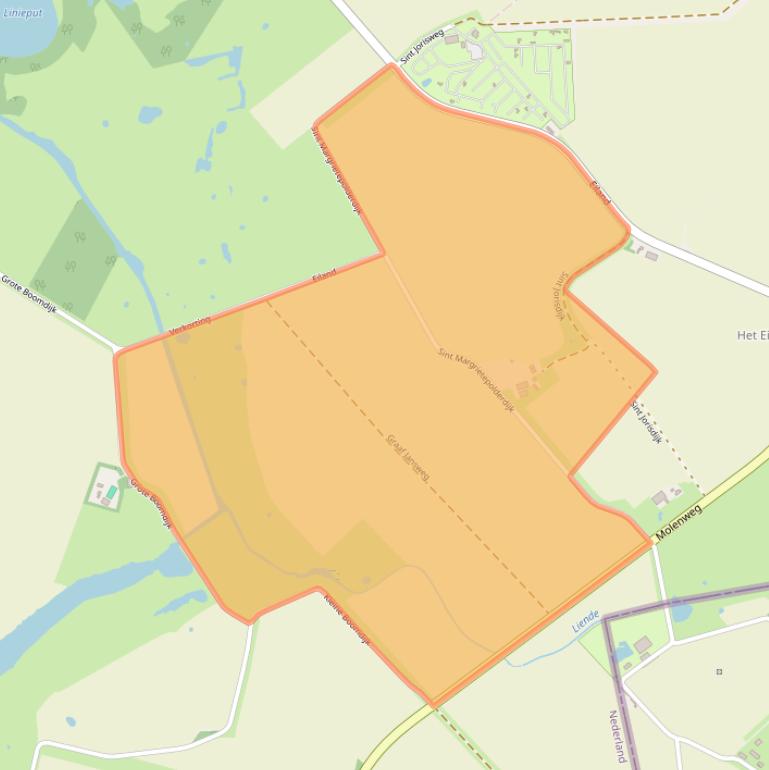 Kaart van postcodegebied 4528KT.