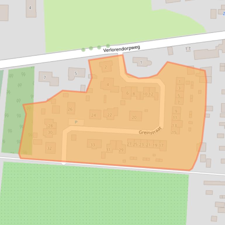 Kaart van postcodegebied 4529GB.