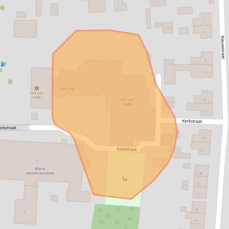 Kaart van postcodegebied 4529GE.