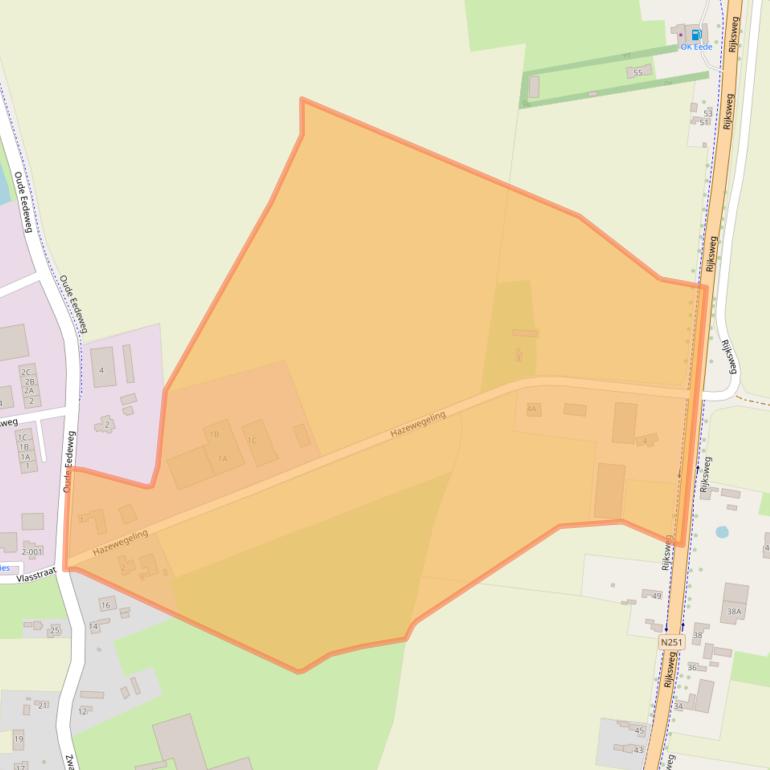 Kaart van postcodegebied 4529GG.