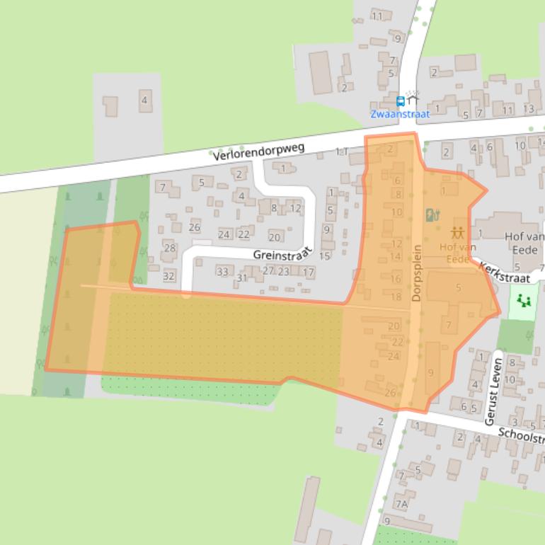 Kaart van postcodegebied 4529GJ.