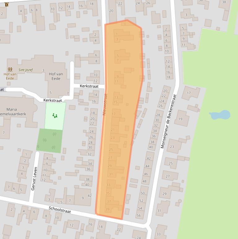 Kaart van postcodegebied 4529GN.