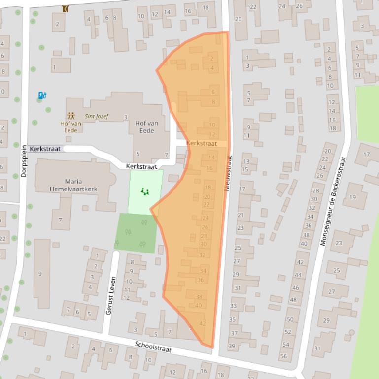 Kaart van postcodegebied 4529GP.