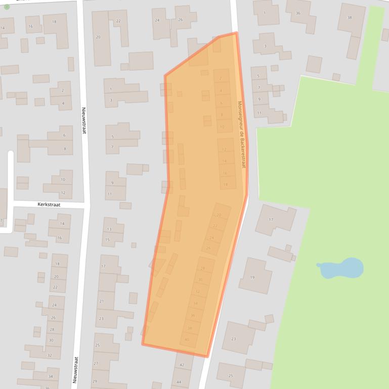 Kaart van postcodegebied 4529GS.