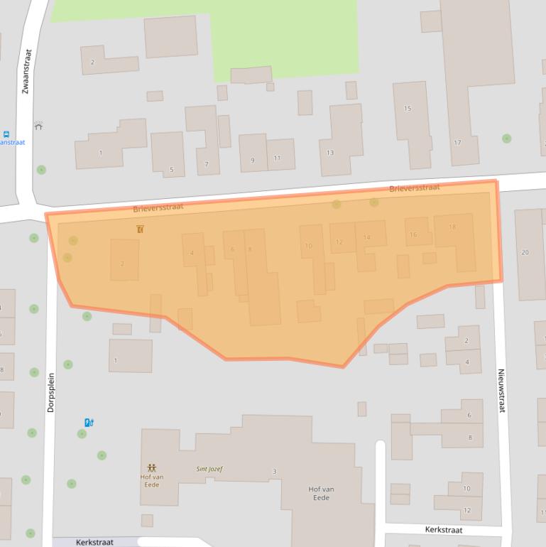 Kaart van postcodegebied 4529GX.