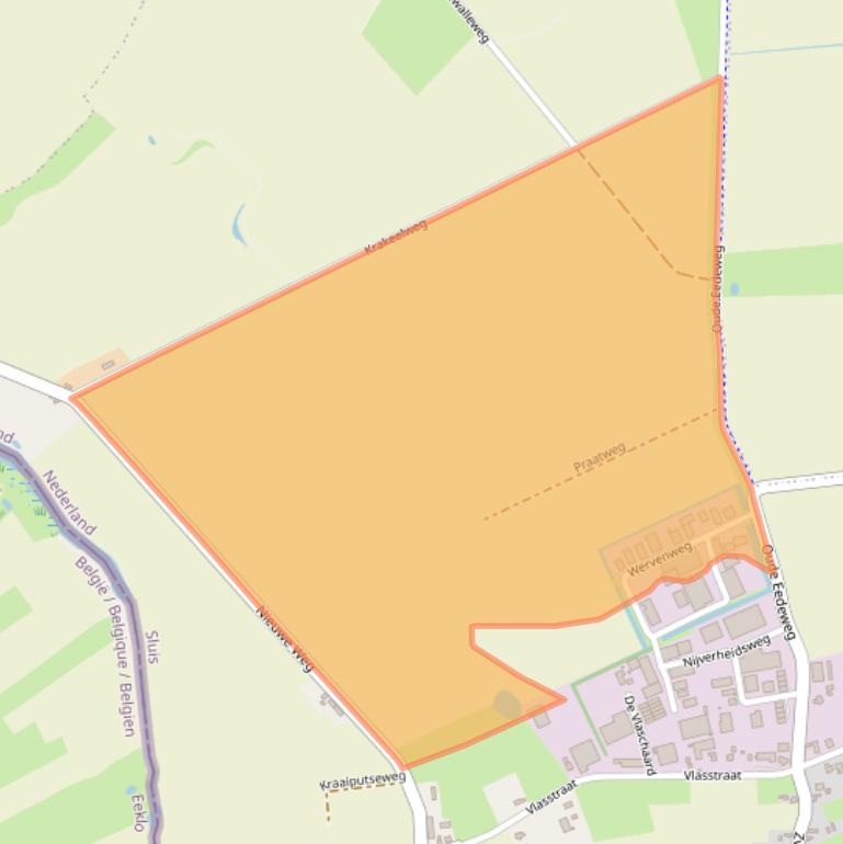 Kaart van postcodegebied 4529PM.