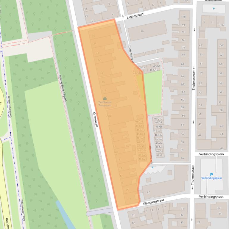 Kaart van postcodegebied 4531AB.