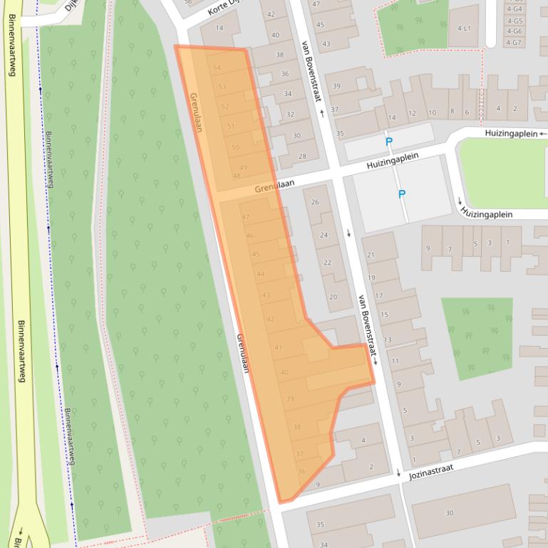 Kaart van postcodegebied 4531AC.