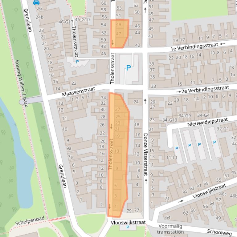 Kaart van postcodegebied 4531AM.