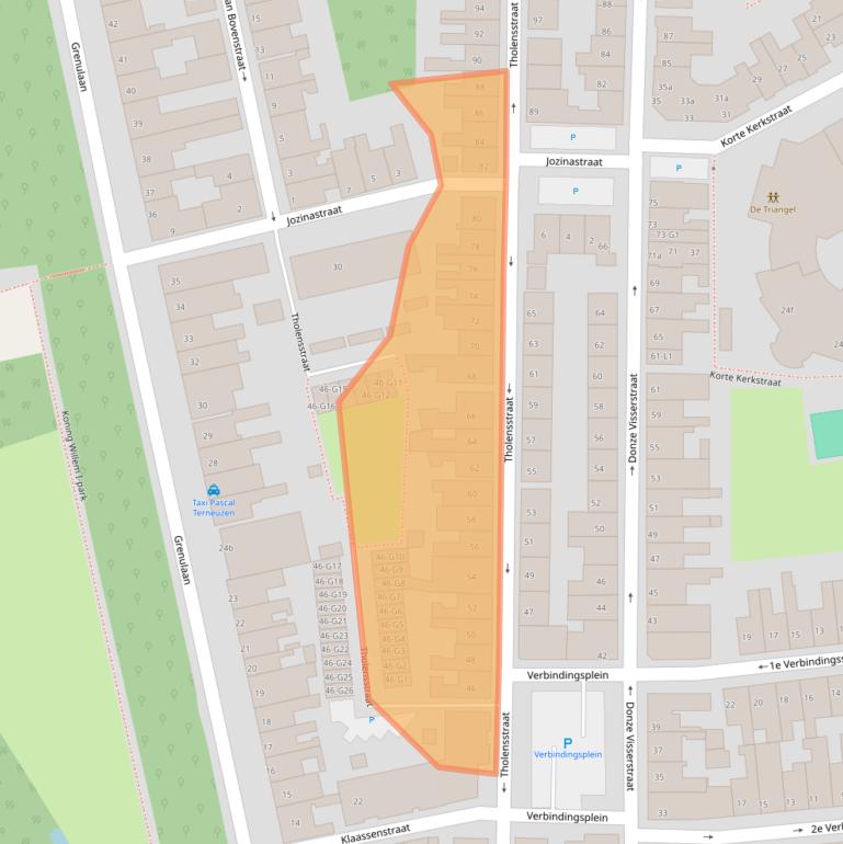 Kaart van postcodegebied 4531AS.