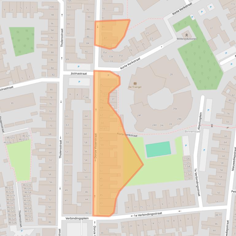 Kaart van postcodegebied 4531BB.