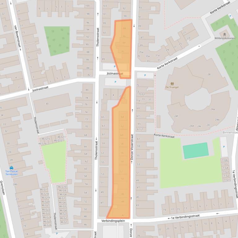 Kaart van postcodegebied 4531BE.