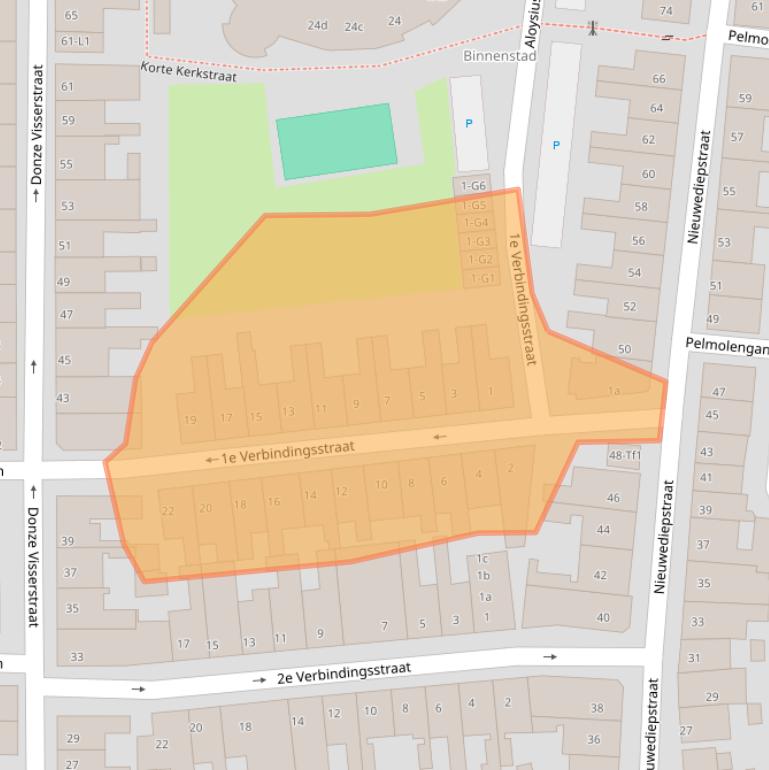 Kaart van postcodegebied 4531BH.
