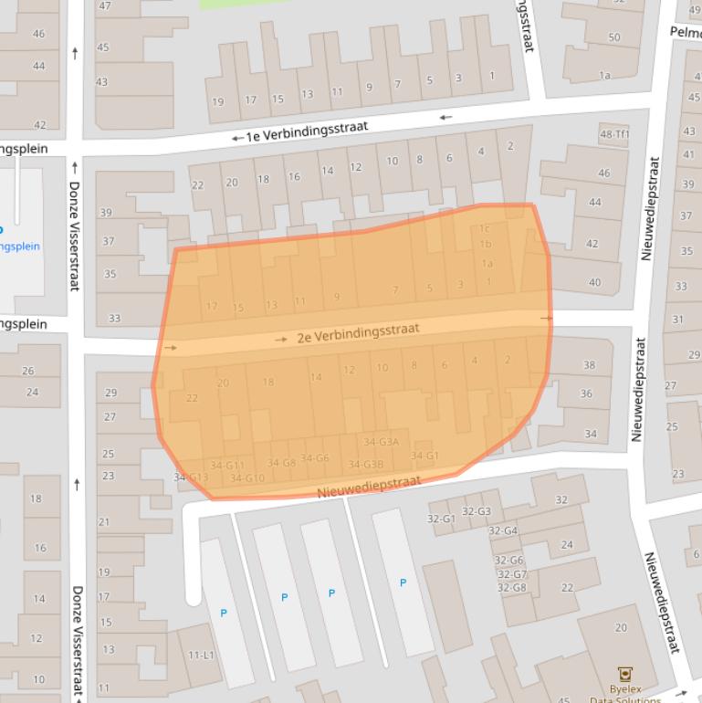 Kaart van postcodegebied 4531BJ.