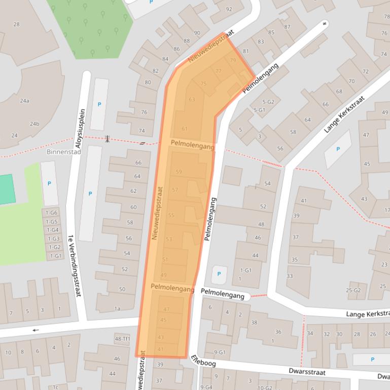 Kaart van postcodegebied 4531BL.