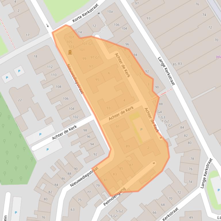 Kaart van postcodegebied 4531BM.