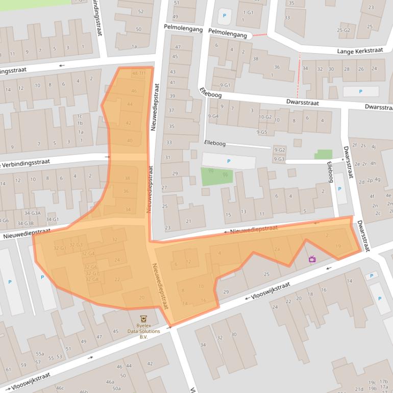 Kaart van postcodegebied 4531BN.