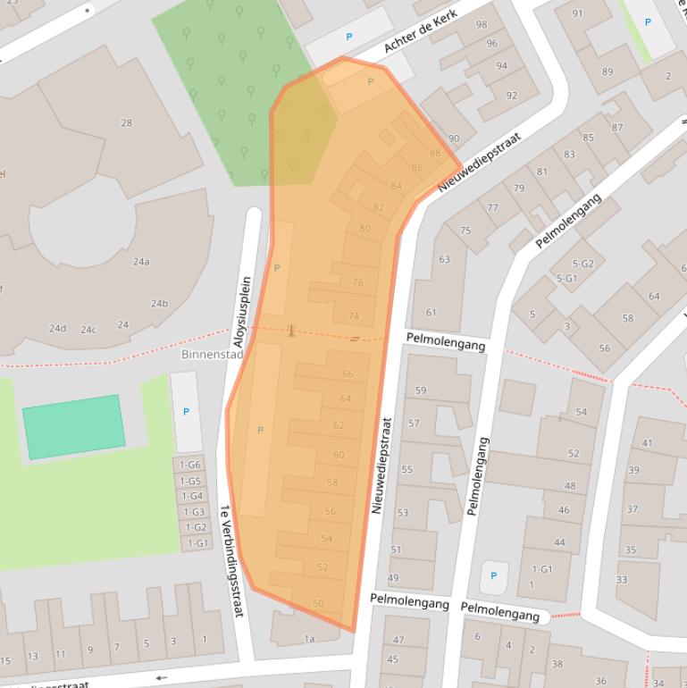 Kaart van postcodegebied 4531BP.