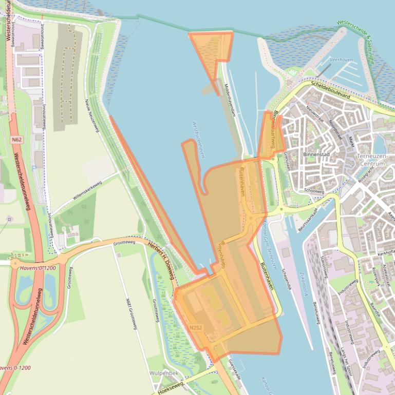 Kaart van postcodegebied 4531BX.