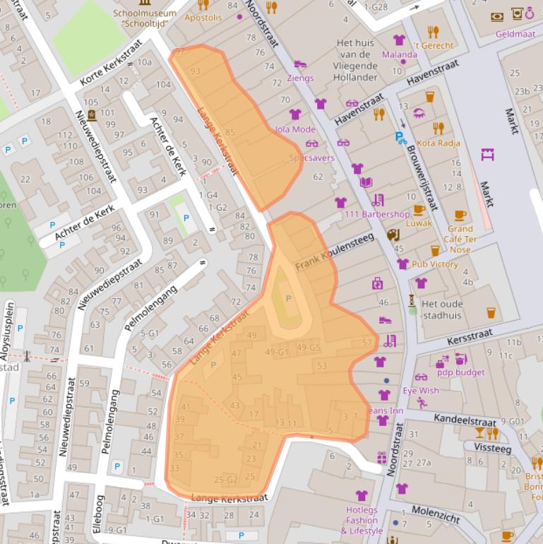 Kaart van postcodegebied 4531CH.