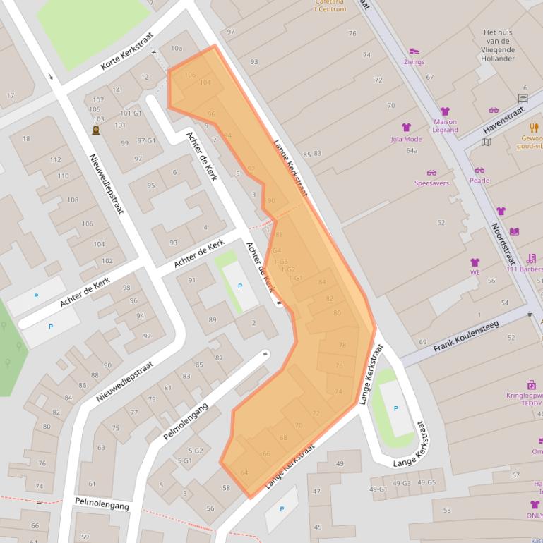 Kaart van postcodegebied 4531CK.