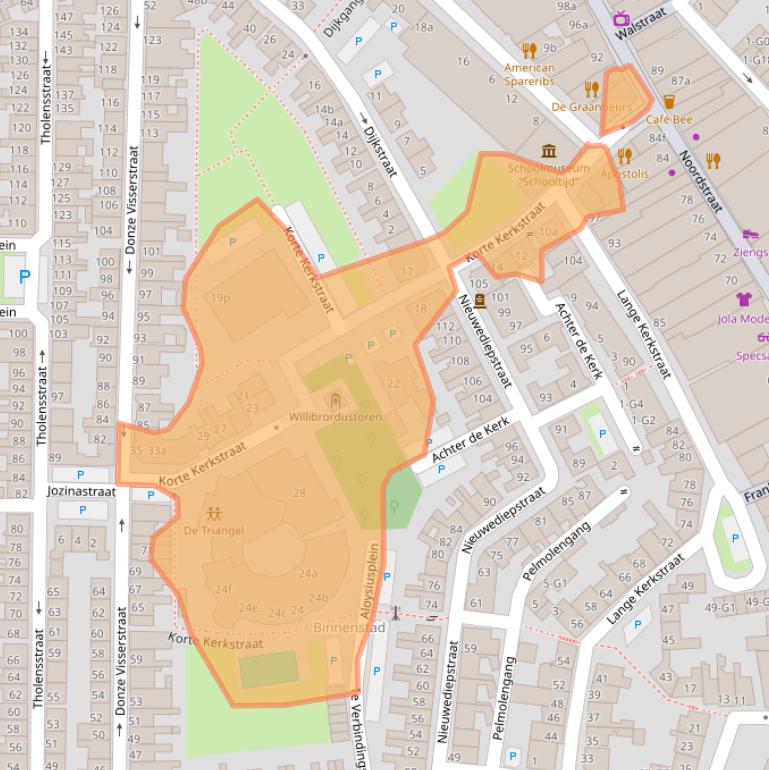 Kaart van postcodegebied 4531CL.