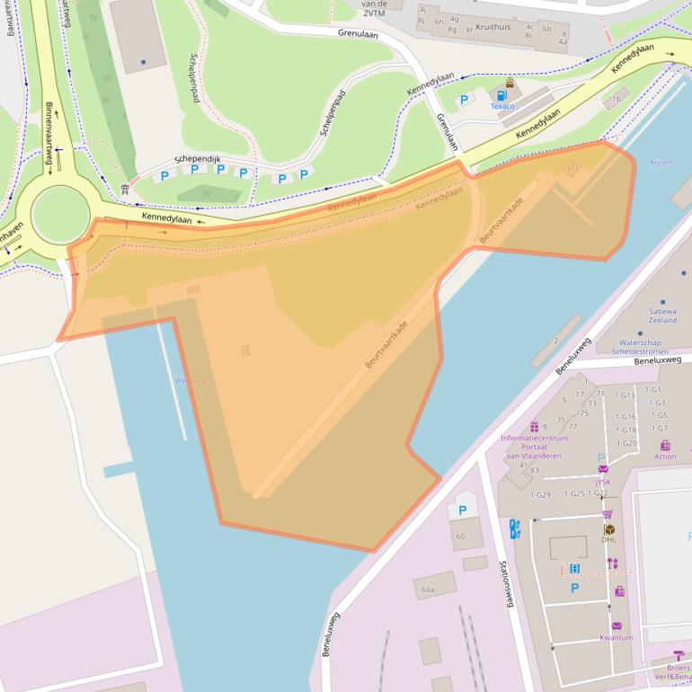 Kaart van postcodegebied 4531DW.