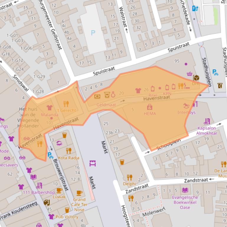 Kaart van postcodegebied 4531EK.