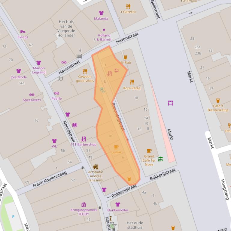 Kaart van postcodegebied 4531EN.