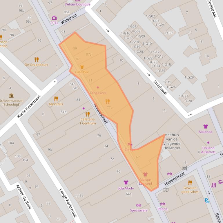 Kaart van postcodegebied 4531GD.